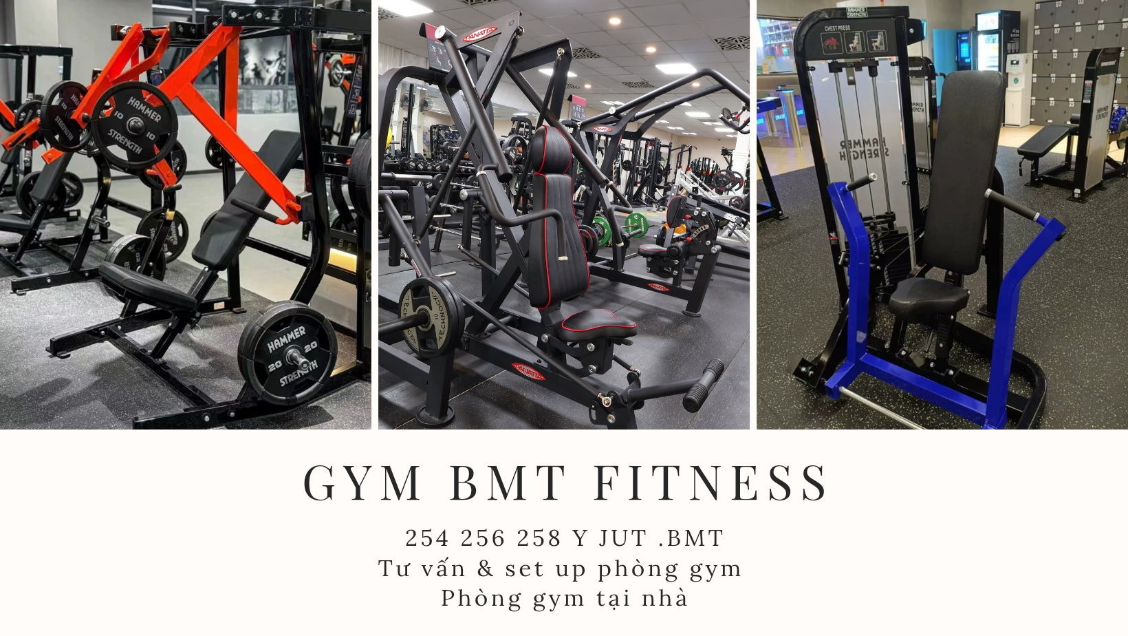 GYM BMT – CHUYÊN CUNG CẤP MÁY TẬP GYM & THIẾT BỊ PHÒNG GYM TẠI NHÀ